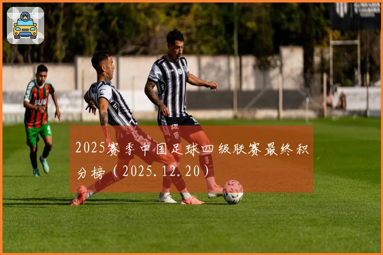 2025赛季中国足球四级联赛最终积分榜（2025.12.20）